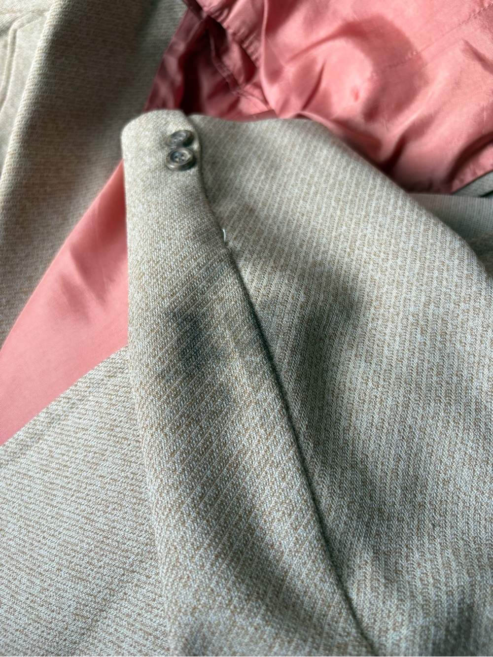 Vintage Mens’ Polyester Suit (read description!) S-M - Picture 9 of 9